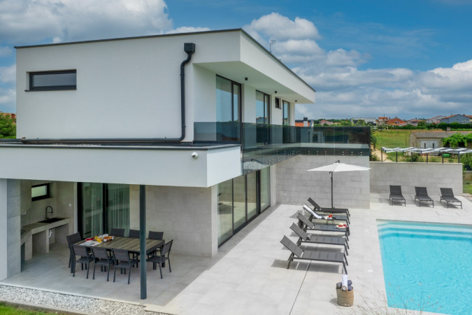 Eksterijer, Vile Viviana, Celi i Apartman Pinia blizu mora, Valbandon - Fažana, Istra Valbandon