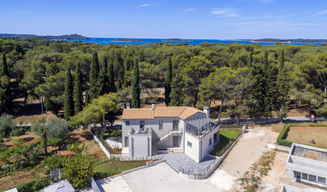 Eksterijer, Vile Viviana, Celi i Apartman Pinia blizu mora, Valbandon - Fažana, Istra Valbandon